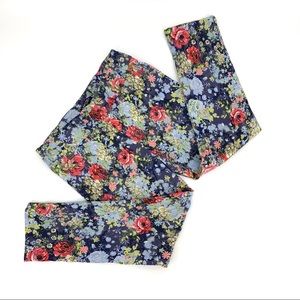 Lisette L Floral Slim Fit Ankle Pants, 12